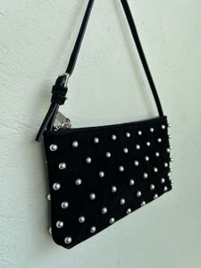 Studded Suede Bag