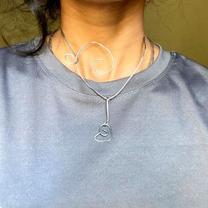 Unique Wire Art Necklace