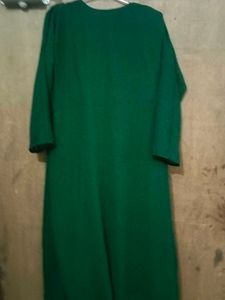 Green indo-western style kurti skirt