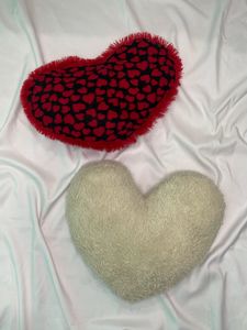 Heart Shaped Decorative Pillows Set of 2