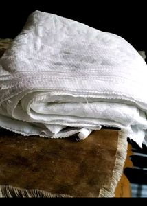 Women White Net Saree