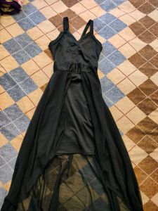 Black High-Low Dress