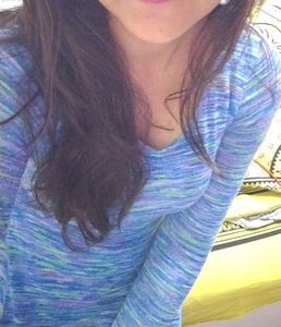 Blue Multi Colored Dress