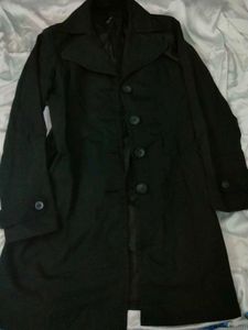 H&M Classic Black Trench Coat