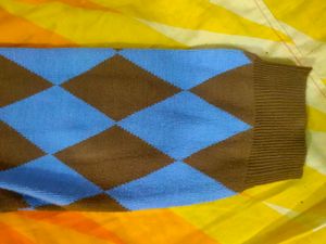 Argyle Pattern Sweater not used