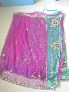 Partywear Ghagra Saree