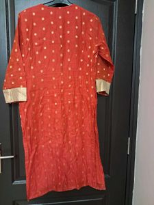 Trisha By Pantaloons: Festive Silk Kurta