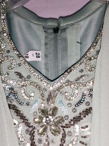 Mint Green Embellished Dress