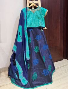Blue Designer Lehenga Choli Set