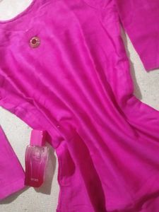 Handmade Pink Short Kurti 💗