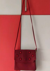Red Sling Bag