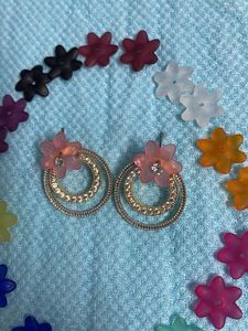 Floral Earrings &amp; Charms