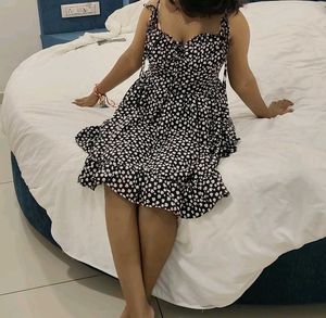 Daisy Print Mini Dress