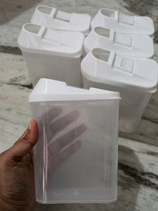 Set Of 6 Kitchen Containers - 750ml Each