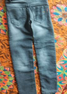 Stylish Dark Wash Denim Jeans