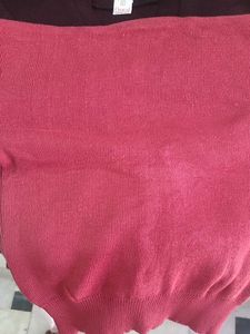 Red Cardigan Sweater