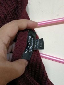Burgundy  Sweater