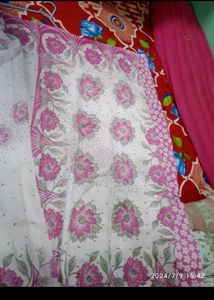 2 sarees Very Pretty With 1 Blouse Piece