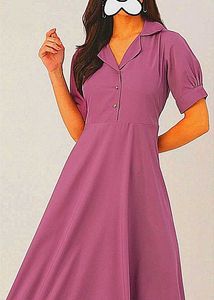 Vintage Inspired Purple Dress