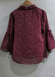 Ask Star Pretty Floral Top!