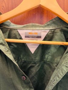 Olive Green Casual Shirt