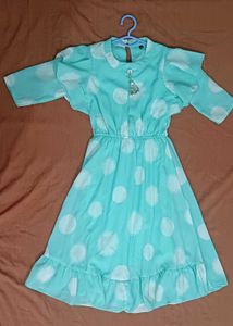 Cute Polka Dot Girls Dress