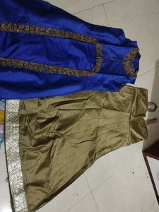 Stone Work Shurg With Golden Gown
