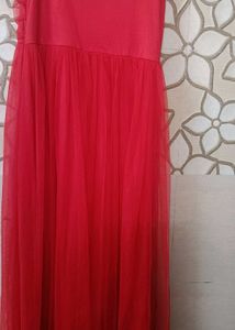 Red Tulle Dress
