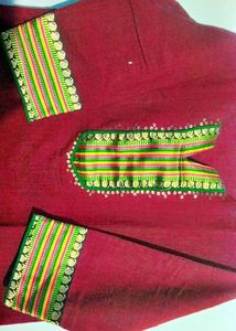 Beautiful Patchwork Kutti With Sequence Work