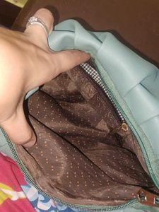 Sea Green Ruched Shoulder Bag🎀