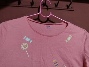 Pinteresty Candy Print Full Sleeve T-shirt