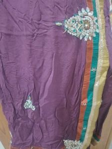 Elegant Purple Saree
