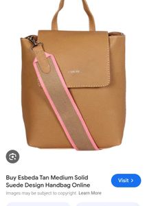 Branded Tan Handbag