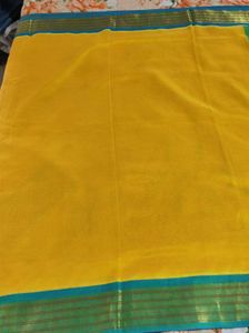 Elegant Yellow Saree
