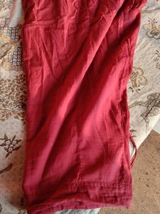 Maroon Cotton petticoat