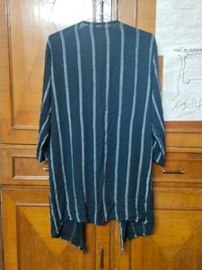 Striped Open Front Cardigan/shrug