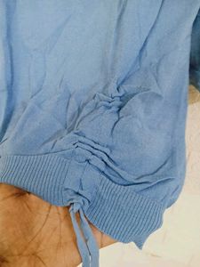 Korean Style Blue Top