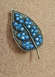 Vintage Gold Tone Floral Brooch