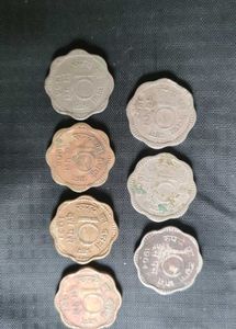 10 Paise -Vintage Indian Coins ( Set Of 7)