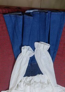 Denim Frill Dress