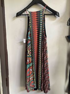 Patterned Sleeveless Dress