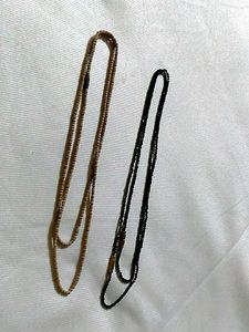Beaded Layering Necklaces - Set of 2