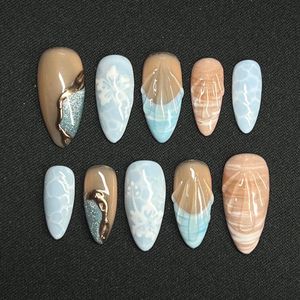 Designer Press-On Nail Set