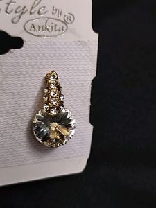 White Stone Stud