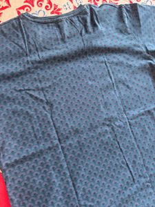 Blue Patterned T-Shirt