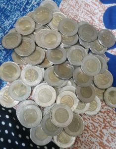 182 pcs total Indian 20 Rupee Coins rain drops + i