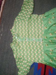 Elegant Green Floral Print Kurta