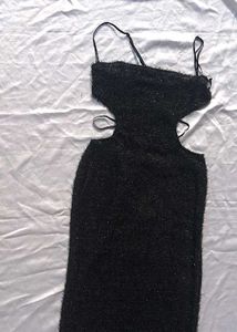 Brand New(Newme)Low Back Glitter Hollow Long Dress