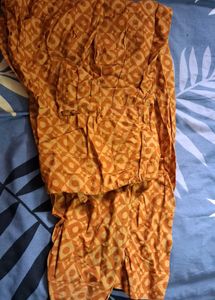 Red Cotton Salwar Suit