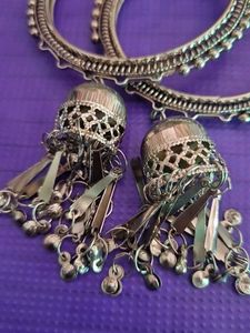 Oxidized Silver Bangles